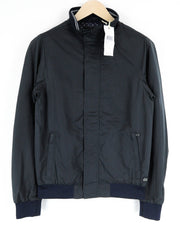 SCOTCH &amp; SODA Ams Couture vyriška striukė S, tamsiai mėlyna, su pamušalu, užtrauktuku ilgomis rankovėmis, laisvalaikio stiliaus 