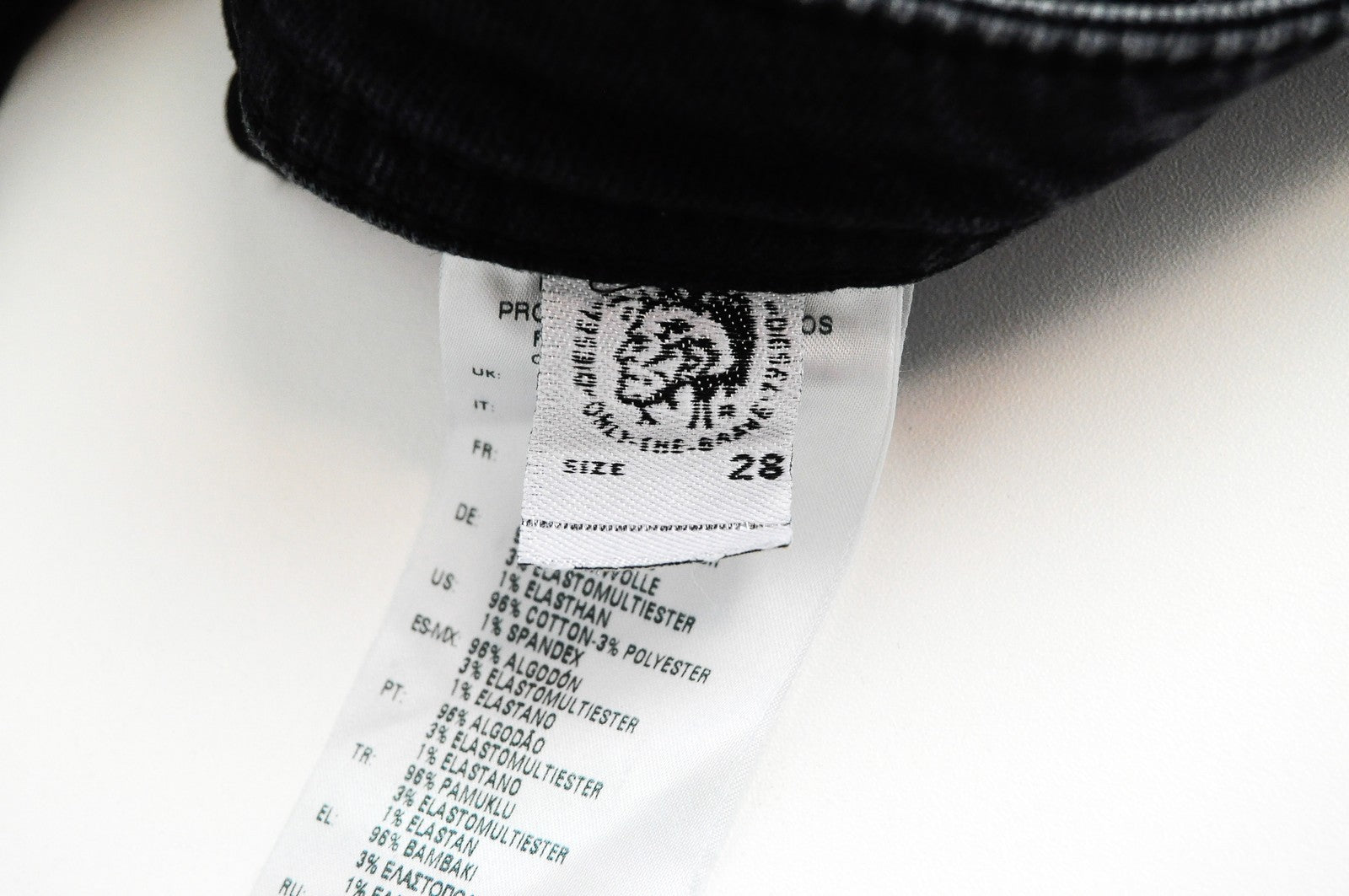 DIESEL Thommer 084NK Men's Slim Fit Jeans W28 L32 Navy Stretch Cotton 5 Pocket