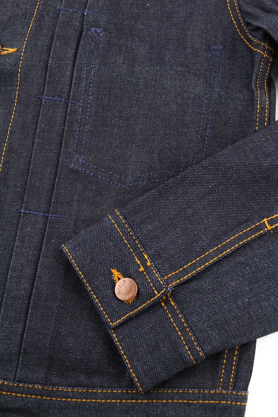 NUDIE JEANS Sonny Dry Dirt Organic Men's Jacket S Pure Cotton Denim Classic Blue