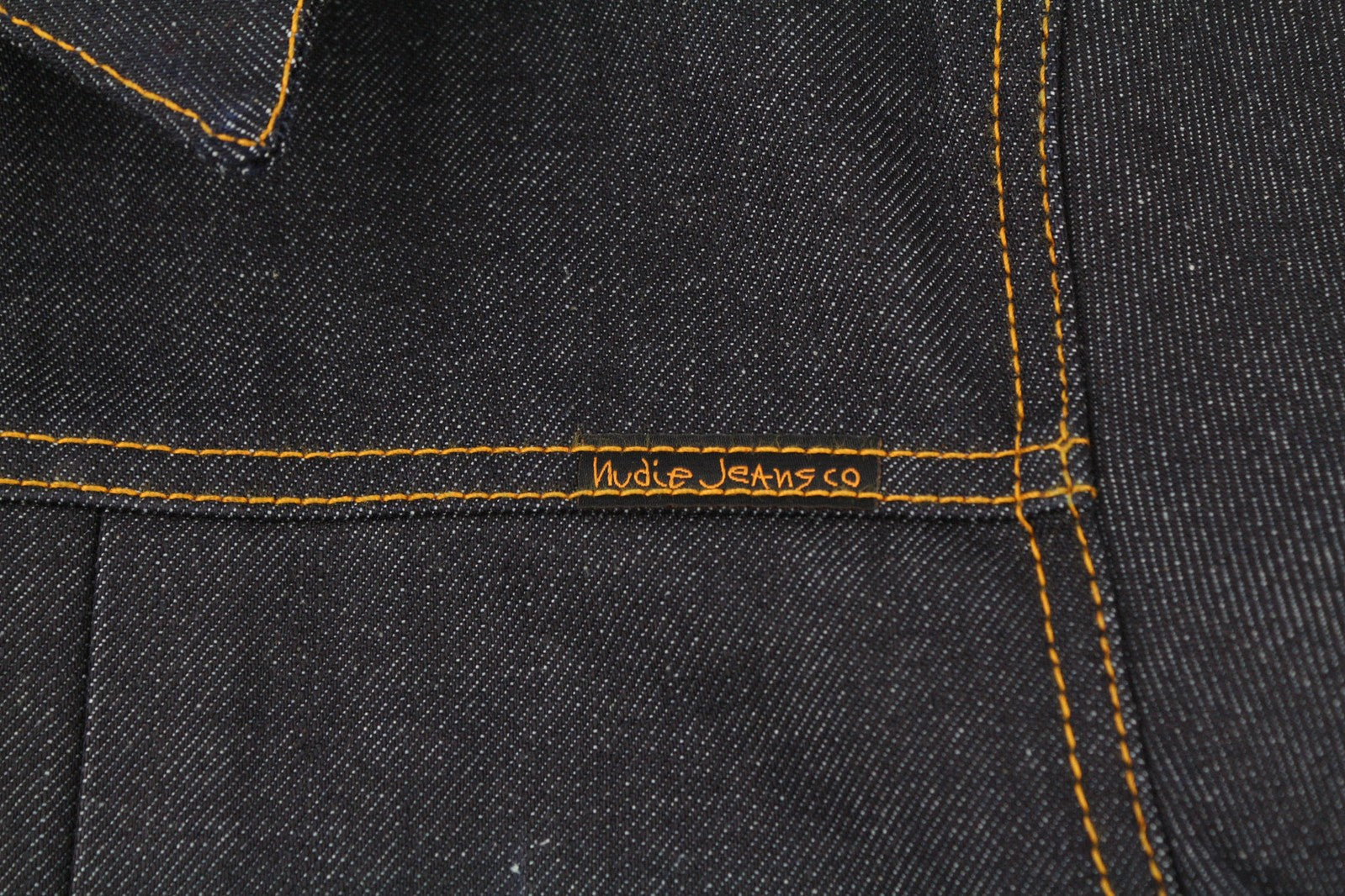 NUDIE JEANS Sonny Dry Dirt Organic Men's Jacket S Pure Cotton Denim Classic Blue