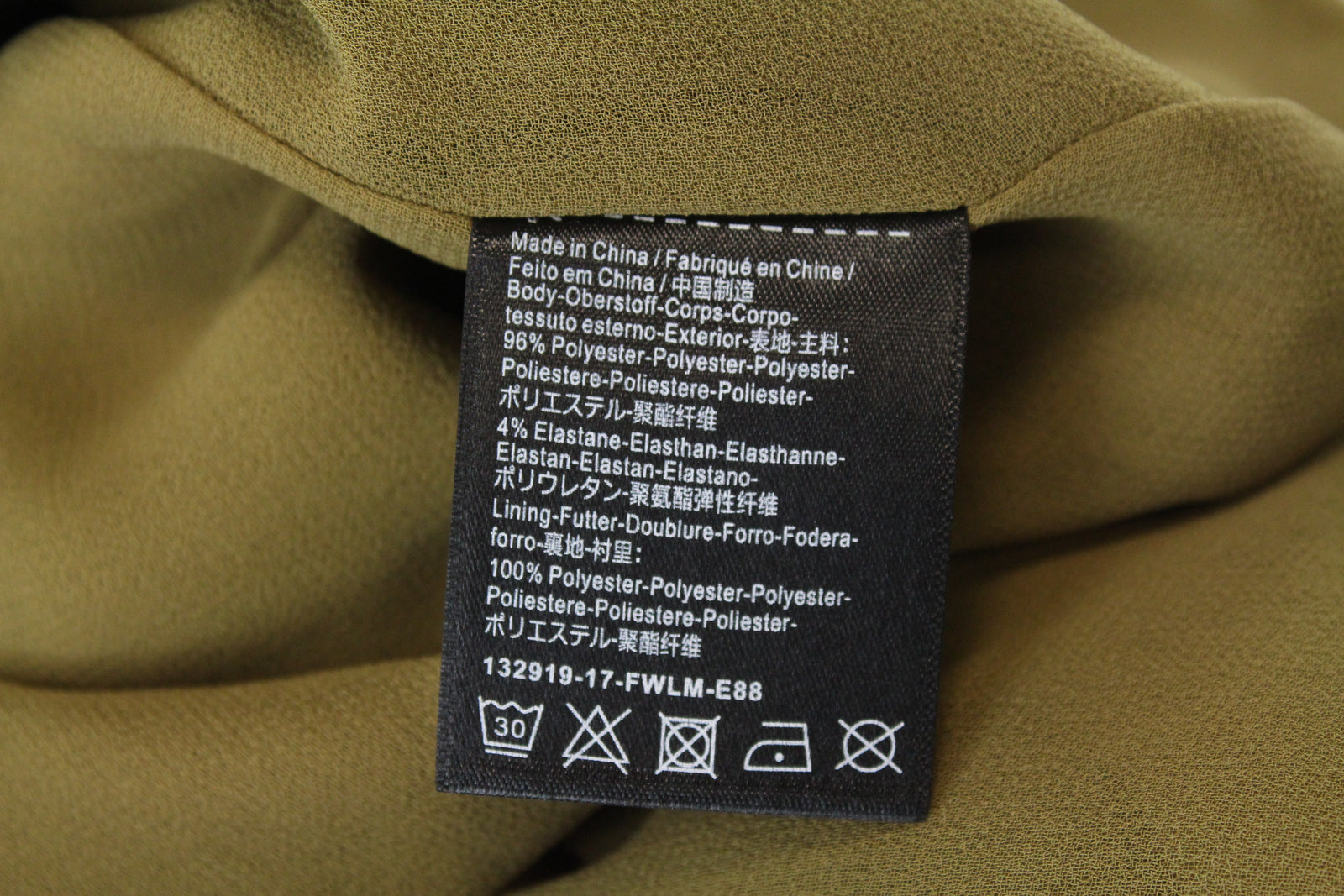 MAISON SCOTCH Women Dress XS Green Short Sleeve V-Neck Stretch Casual Mini