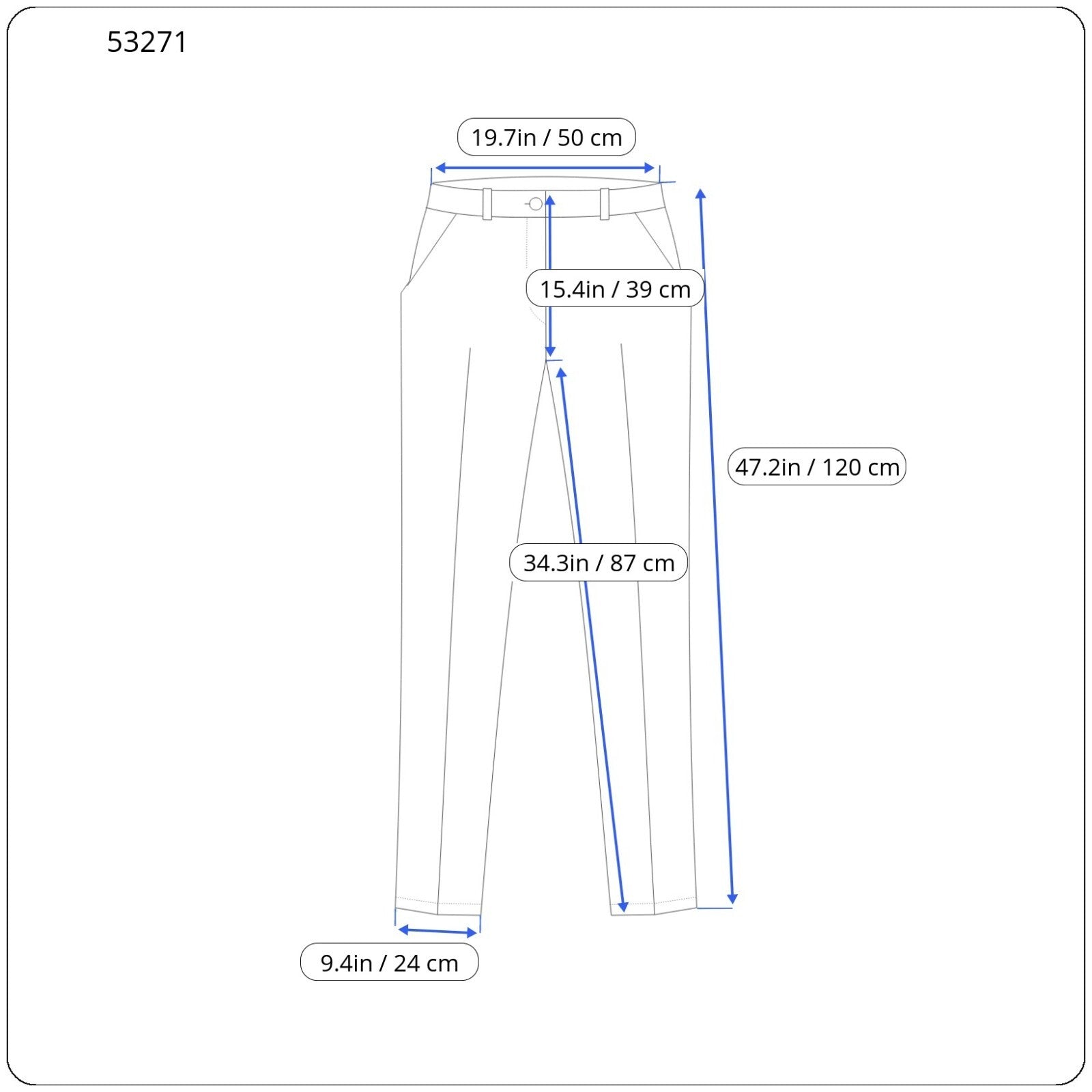 DICKIES Men Work Pants W40/L34 Navy Cotton Blend Pleated Original Fit Trousers