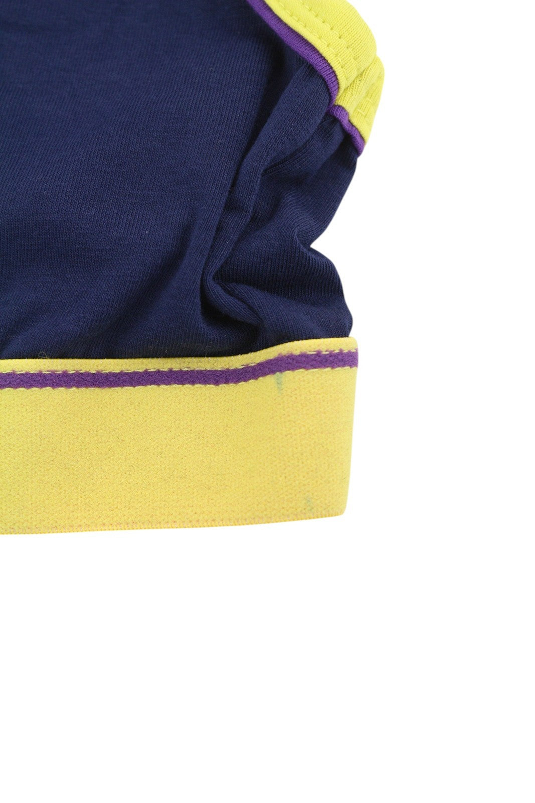 DIESEL Ufsb-Mileys Women Sports Bra L Sleeveless Round Neck Stretch Dark Blue