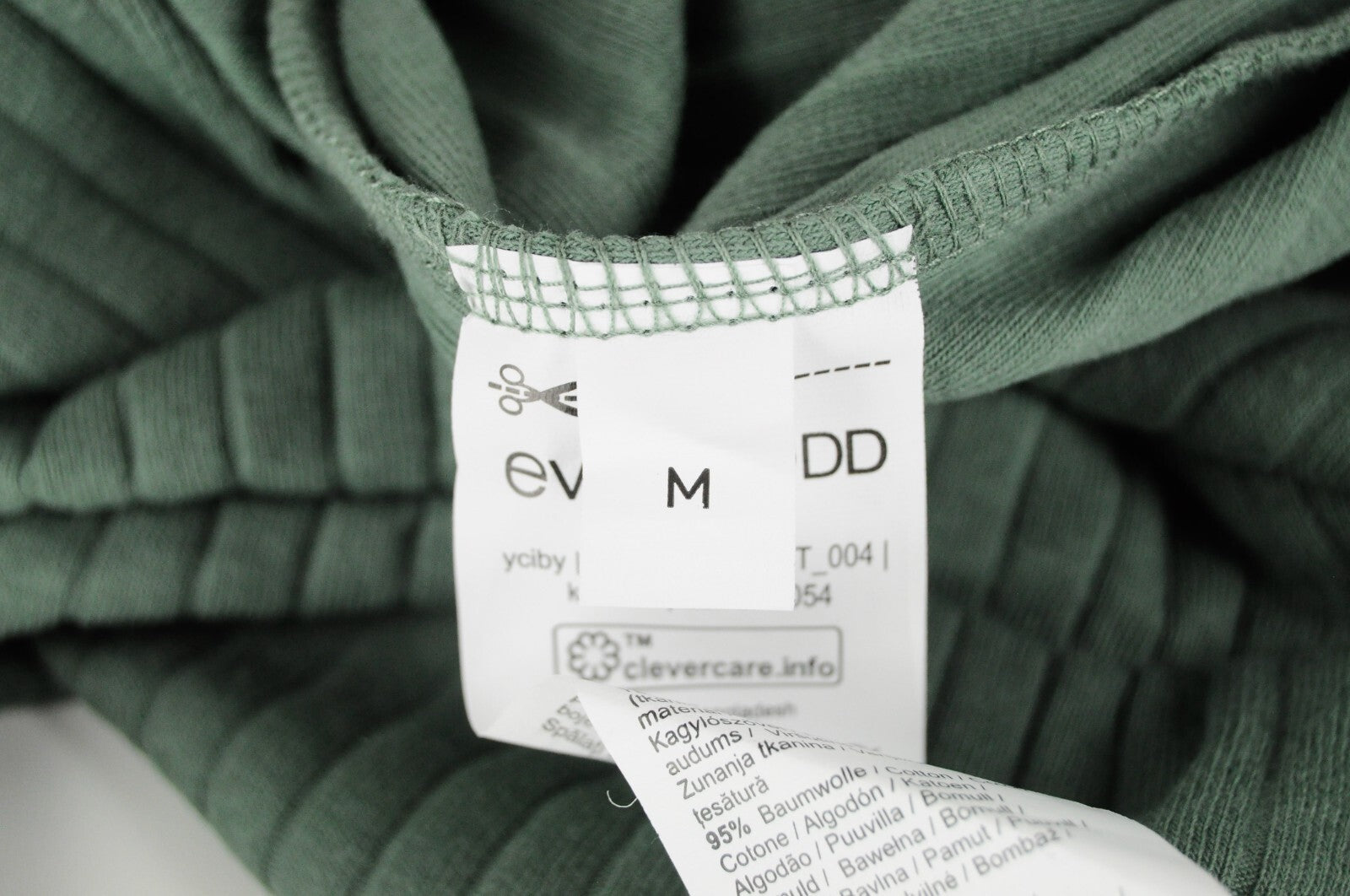 EVEN & ODD Women Jumpsuit M Green Short Sleeve Ribbed Cotton Belted Stretch