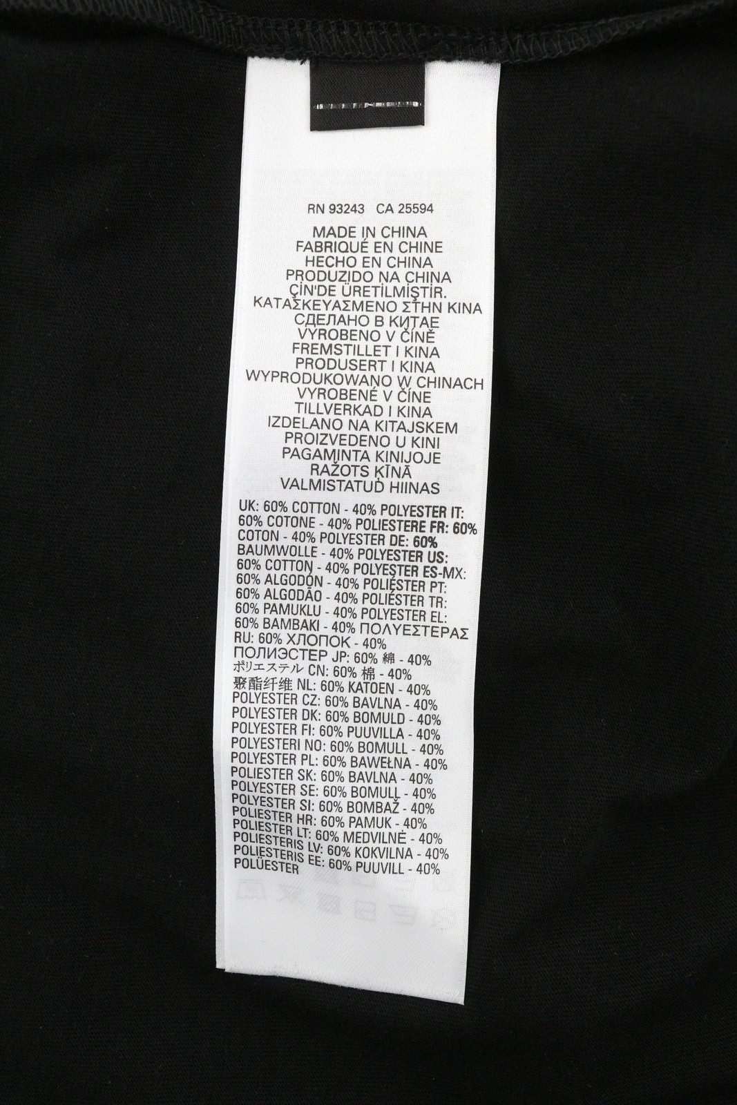 DIESEL T-Just-LS-E4 Men T-Shirt M Black Lon Sleeve Crew Neck Tricot