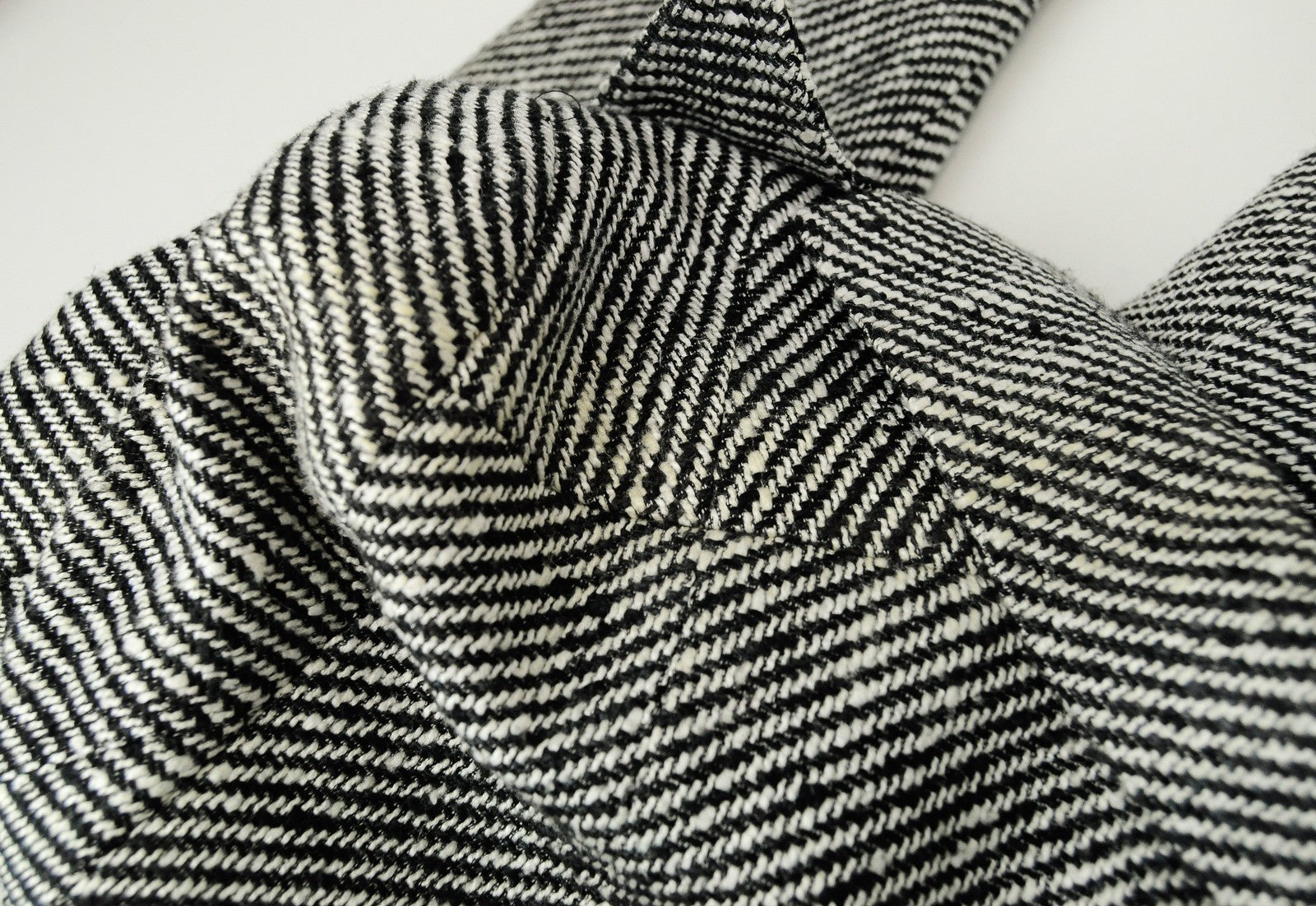 SUISTUDIO Olivia Women Blazer UK6R Grey Silk Cotton Classic Lined Patterned Fit