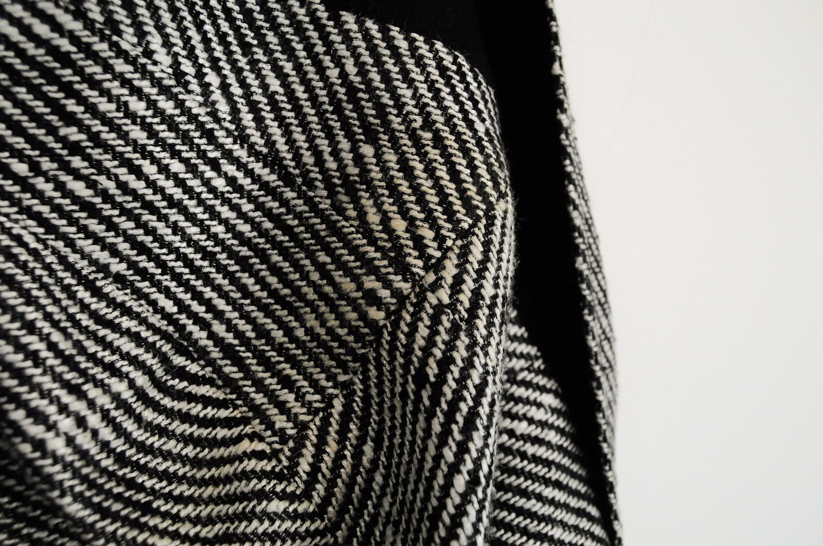 SUISTUDIO Olivia Women Blazer UK6R Grey Silk Cotton Classic Lined Patterned Fit