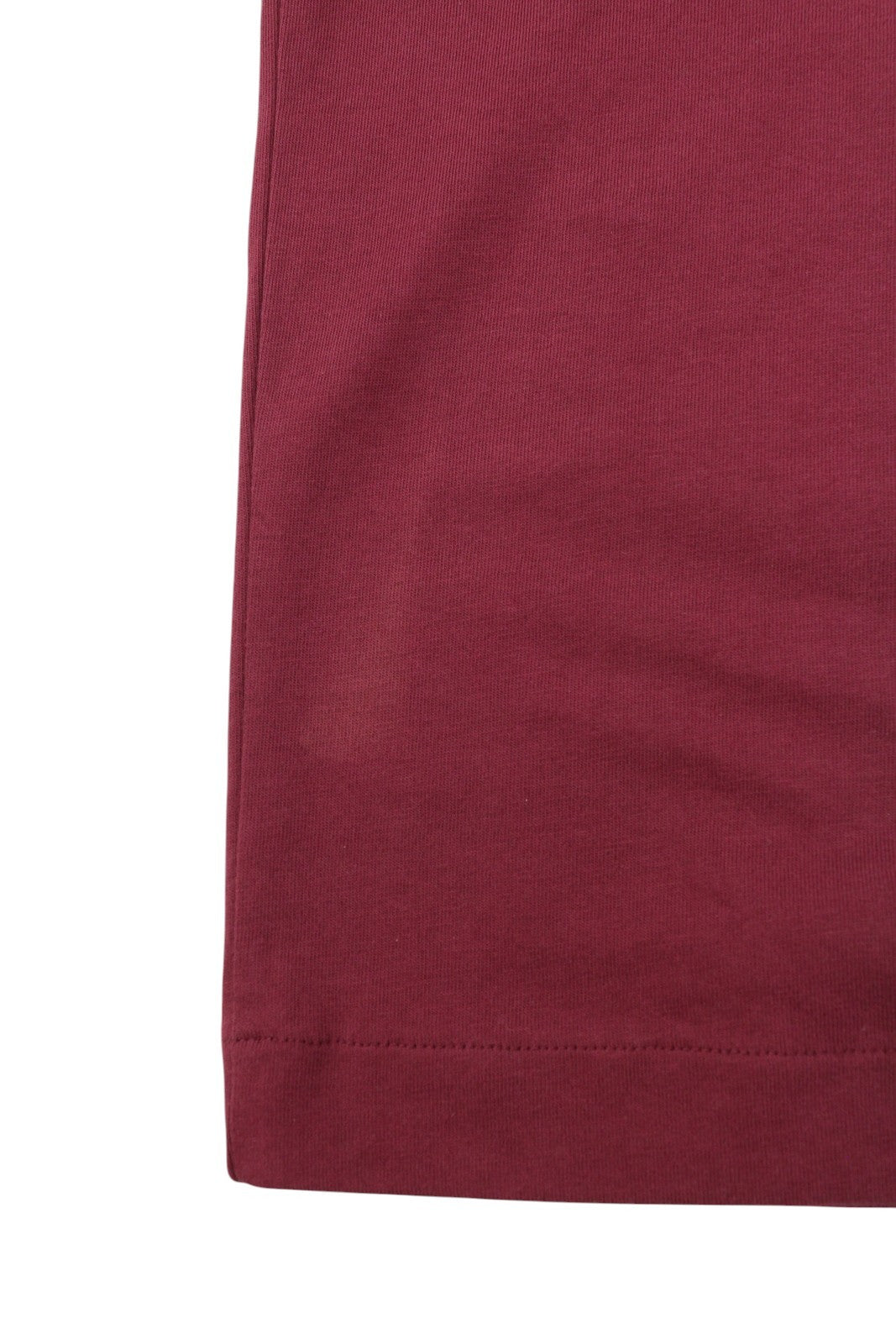 DIESEL Umlt-Jimmies Men T-Shirt L Underwear Hooded Long Sleeve Burgundy Logo