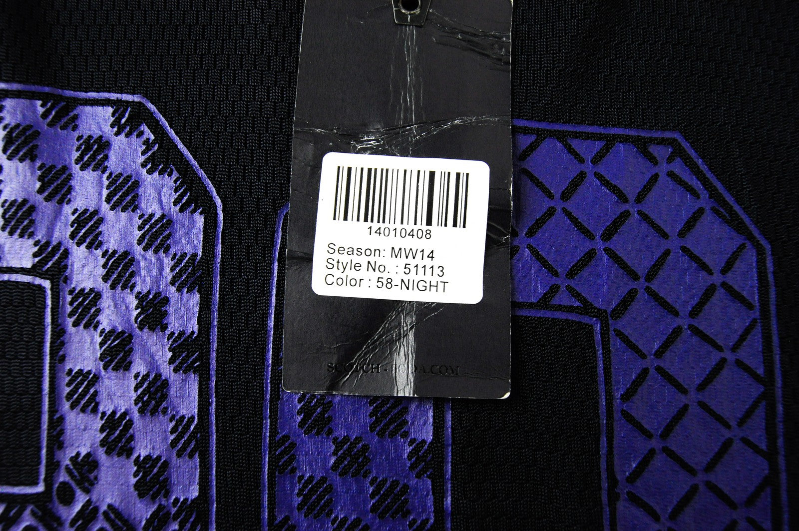 SCOTCH & SODA Scandic Sport Men T-Shirt ~M Navy Short Sleeve Logo Print Casual