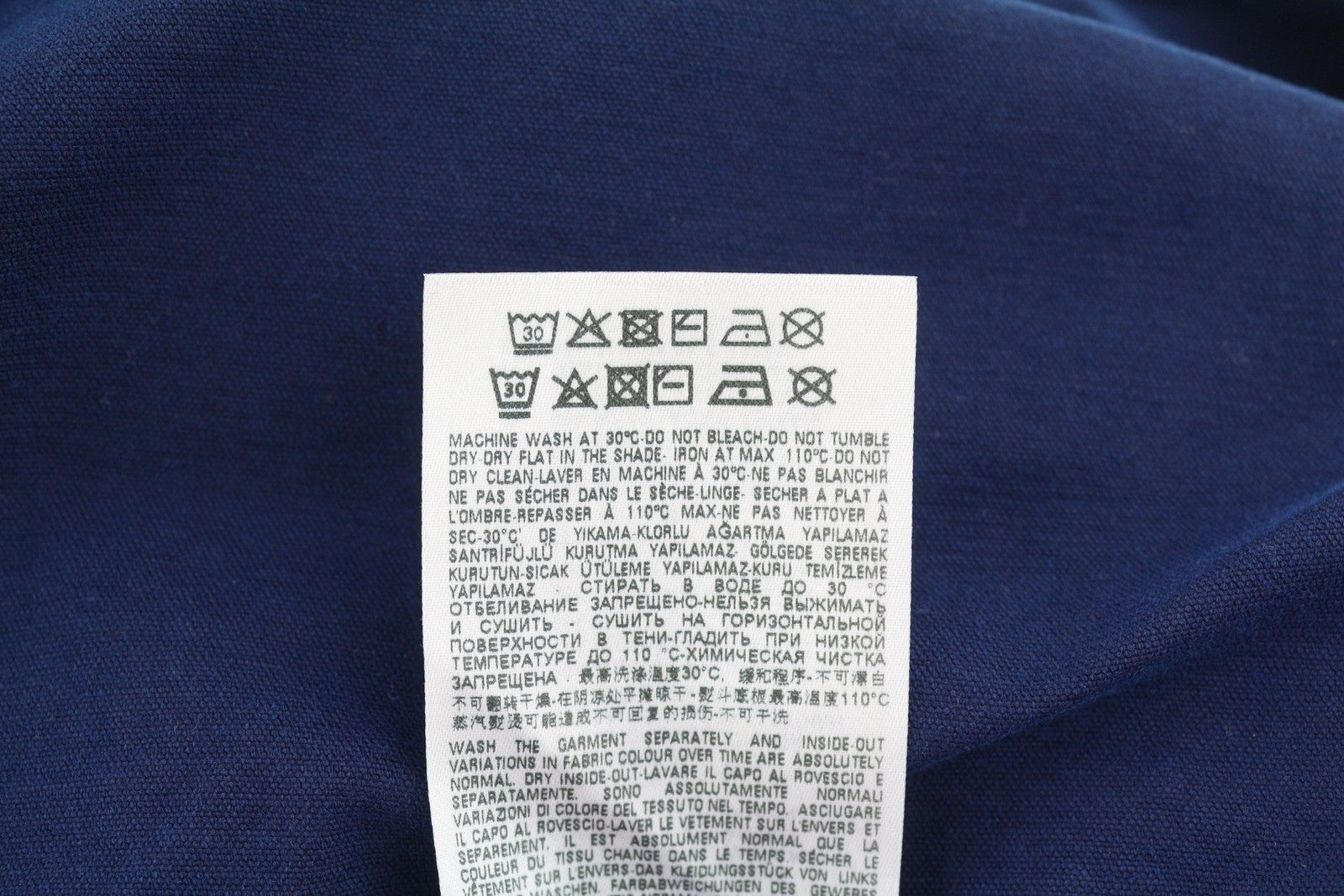 DIESEL S-Bun-Cord Men Shirt M Washed Blue Corduroy Thick Spread Snap RRP€175