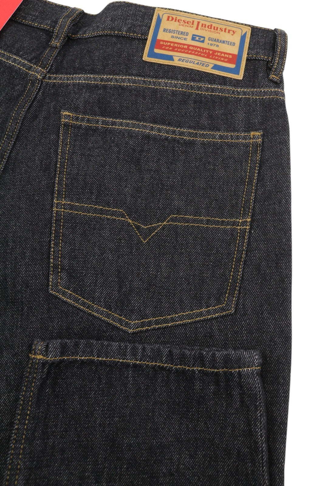 DIESEL 1995 Z9C34 Men Jeans W34/L30 Slim  Straight Leg Buttoned Dark RRP€185