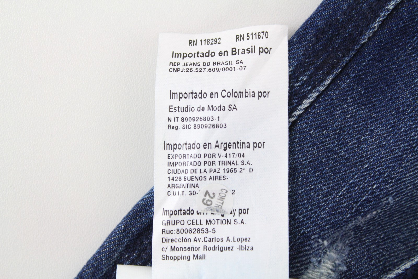 REPLAY Rob Men Jeans W30/L34 Straight Fit Tapered Blue Cotton Stretch Ripped