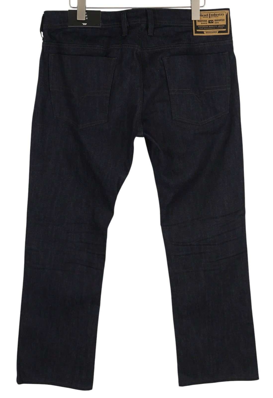 DIESEL Zatiny RB060 Men Jeans W36/L32 Bootcut Fit Button Fly Dark Blue Denim