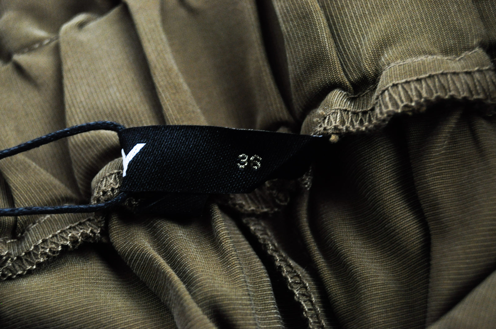 ONLY Miranda Women Skirt EU36 Brown Mini Belted Pull-On Pocketed Cotton Stretch