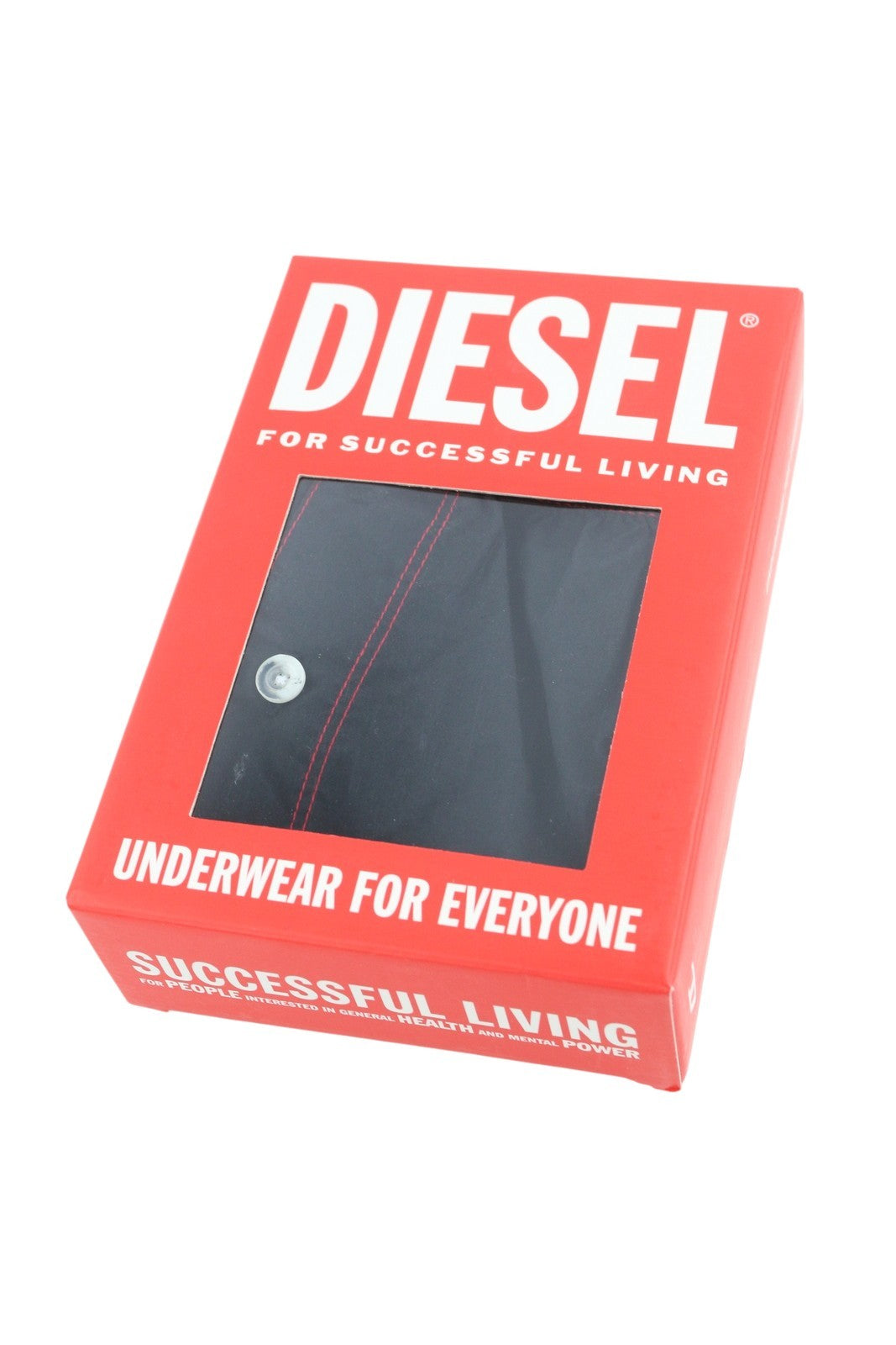 DIESEL Uubx-Stark Men Underwear XL Boxer Elastic Waist Logo All Seasons Black