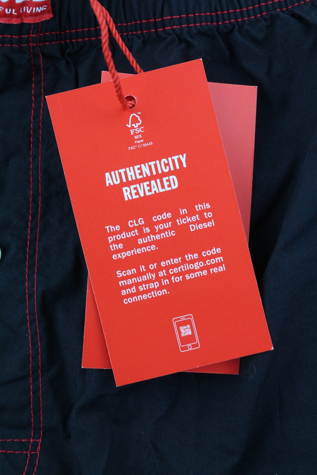 DIESEL Uubx-Stark Men Underwear XL Boxer Elastic Waist Logo All Seasons Black