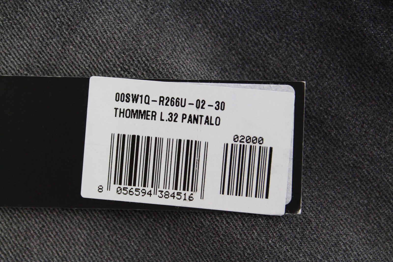 DIESEL Thommer R266U Men Jeans W30/L32 Slim Skinny Fit Grey Cotton Ripped Look