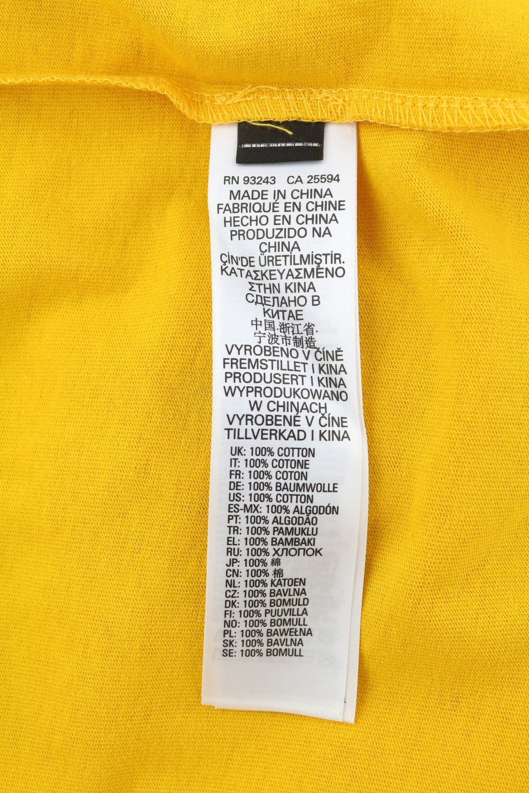 DIESEL T-Just-LS-B51 Men T-Shirt M Yellow Crew Collar Long Sleeve Tricot Logo