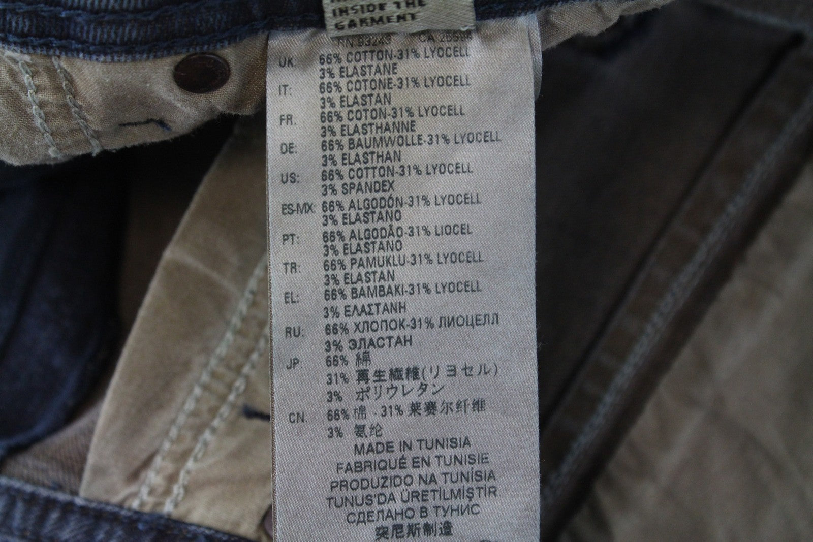 DIESEL Krayver R48XU Men Jeans W28/L32 Slim Carrot Fit Cotton Aged Blue Wash