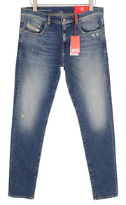 DIESEL 2019 D-Strukt 09H45 Men Jeans W32/L34 Slim  Distress Fade Effect RRP€250