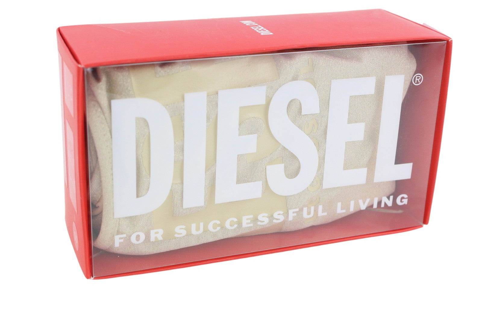 DIESEL Bfsw-Gretel Women Swimsuit XS One Piece RRP€110 Stretch Glitter Beige