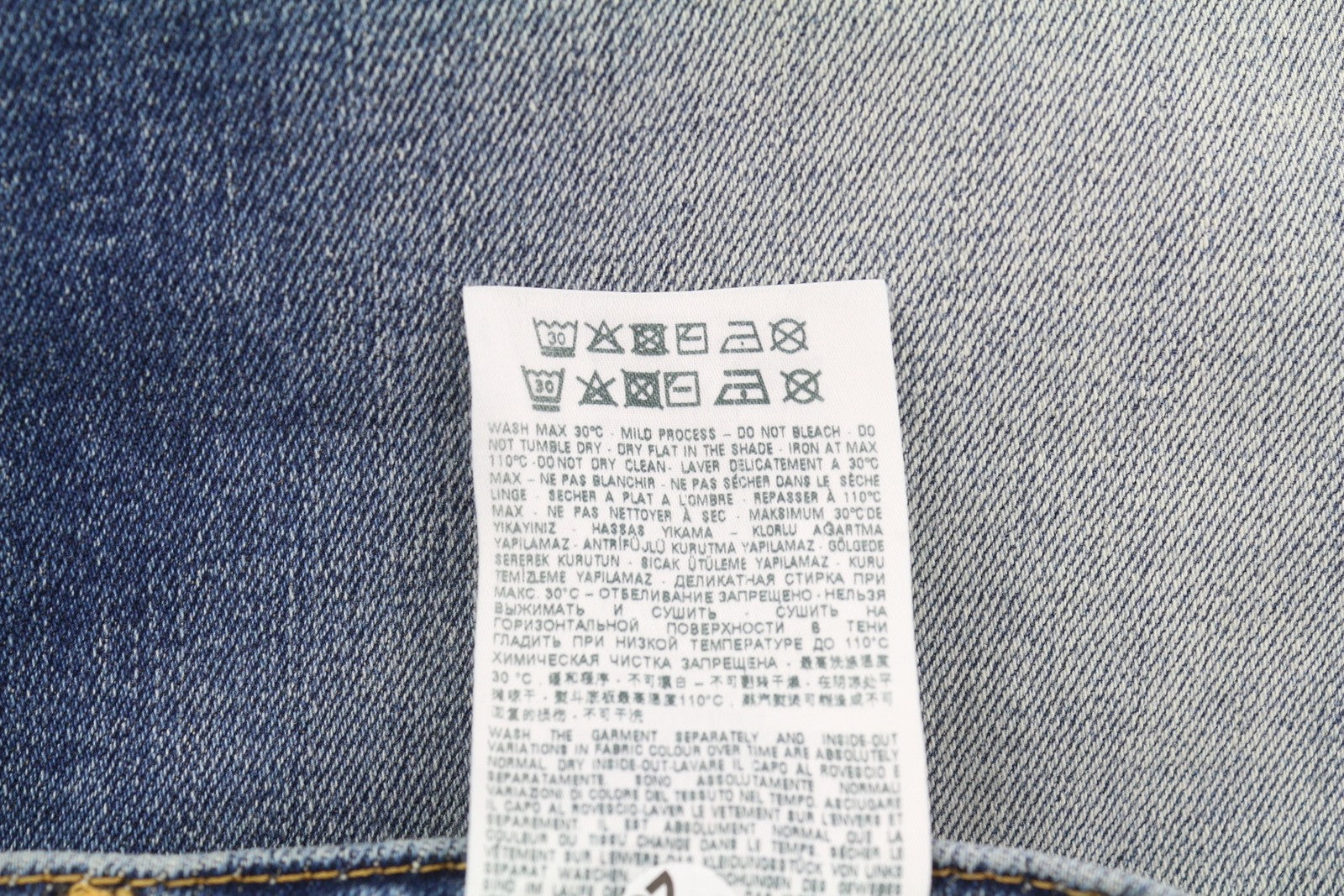 DIESEL 2019 D-Strukt 09H45 Men Jeans W34/L34 Slim  Distress Fade Effect RRP€250