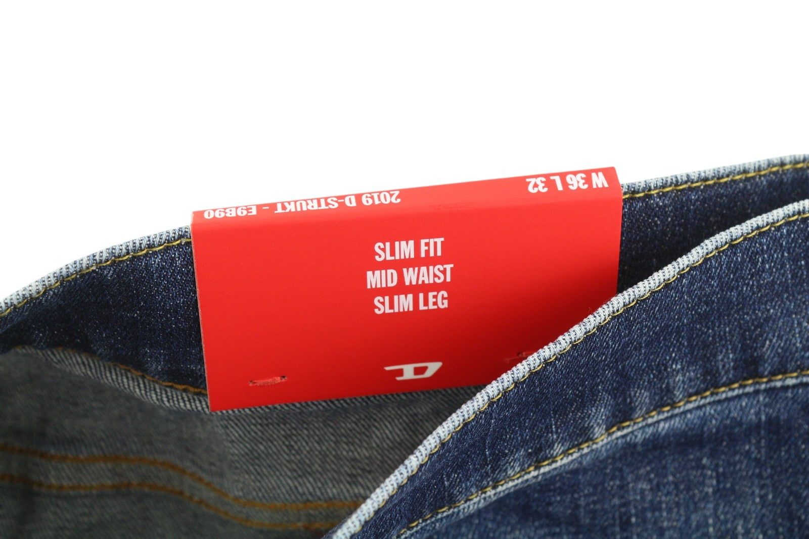 DIESEL 2019 D-Strukt E9B90 Men Jeans W36/L32 Slim  Distress Fade Effect RRP€250