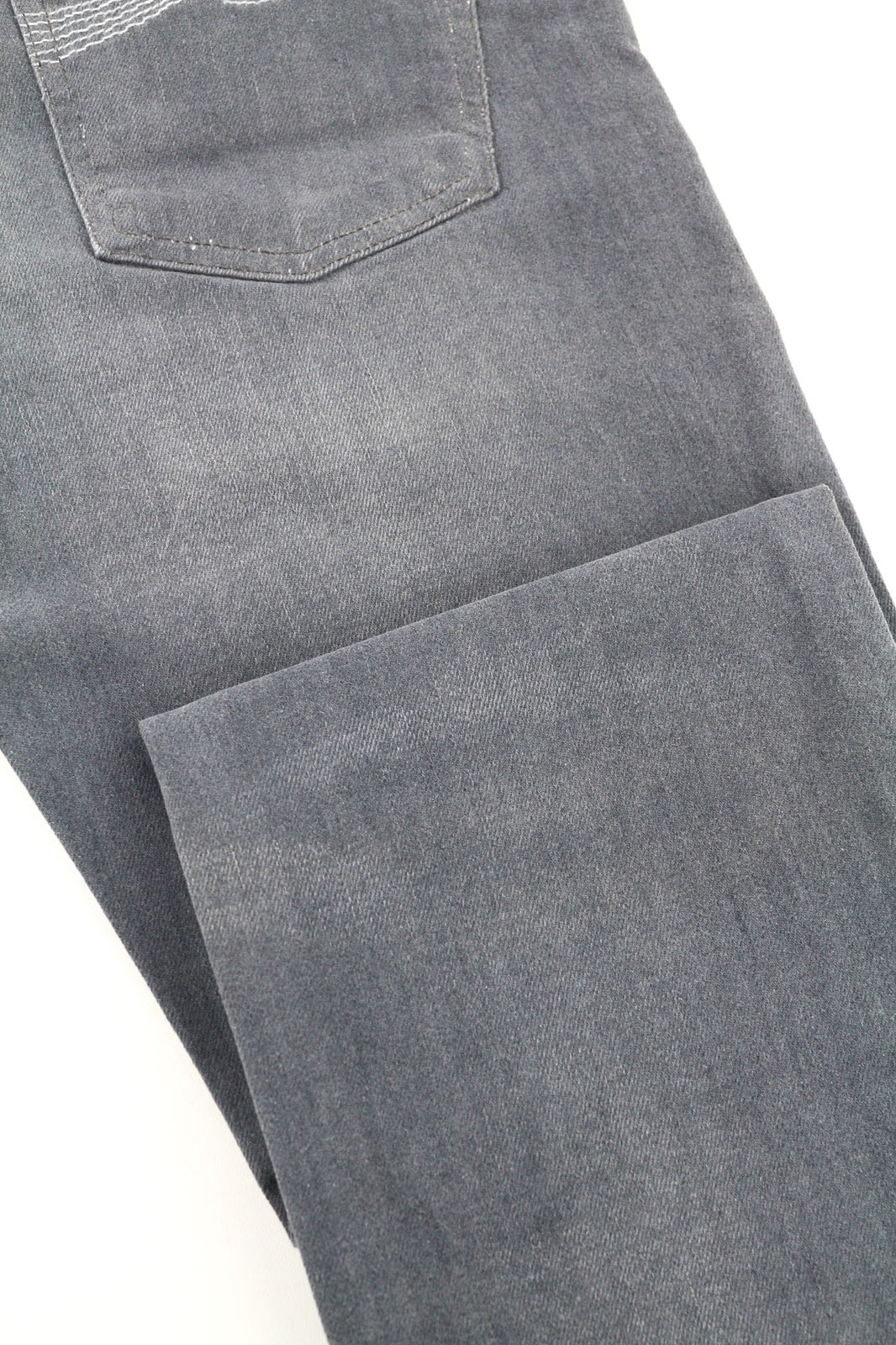 NUDIE JEANS Thin Finn Men Jeans W31/L32 Slim Fit Grey Cotton Stretch Faded