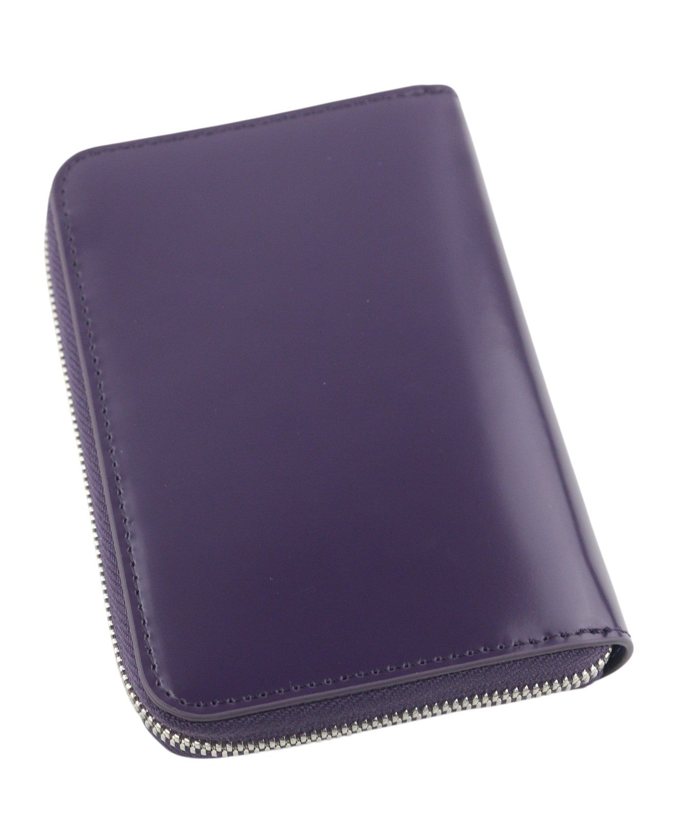 DIESEL Jadda Women Wallet OS  Purple Cow Leather Round Zipper Violet RRP€160