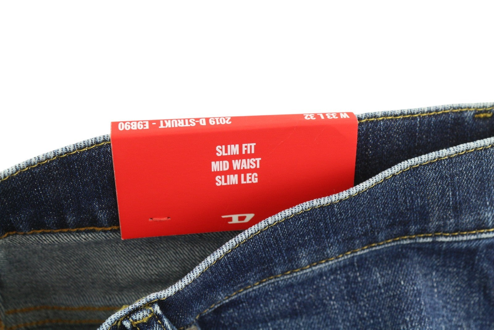 DIESEL 2019 D-Strukt E9B90 Men Jeans W33/L32 Slim  Distress Fade Effect RRP€250