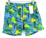 SCOTCH & SODA Ams Couture Mens Swimwear S Green Cotton Blend Patterned