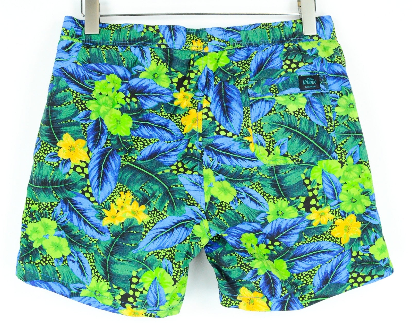 SCOTCH & SODA Ams Couture Mens Swimwear S Green Cotton Blend Patterned