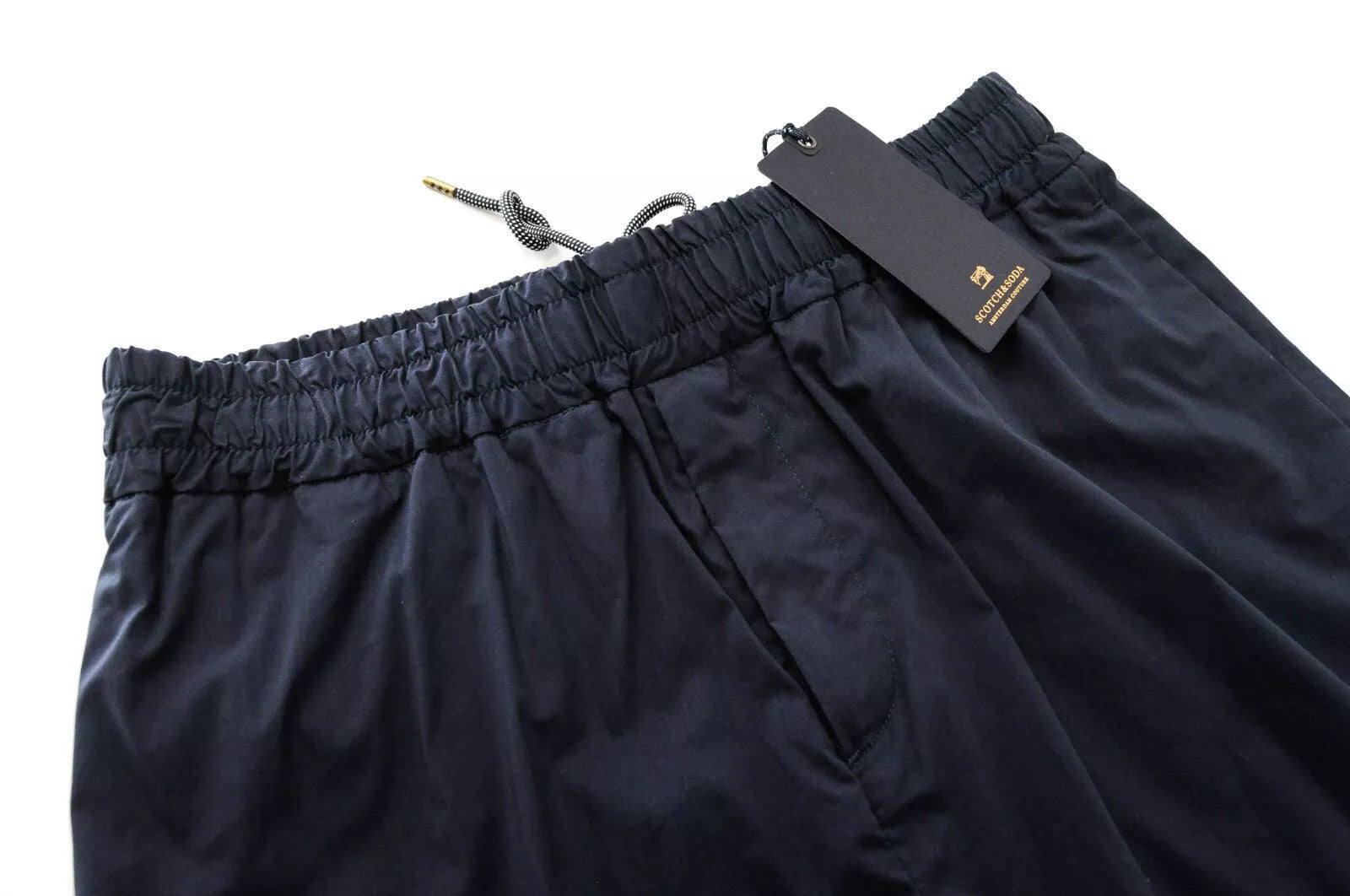 SCOTCH & SODA Ams Couture Navy S Stretch Cotton Pull-On Men's Shorts