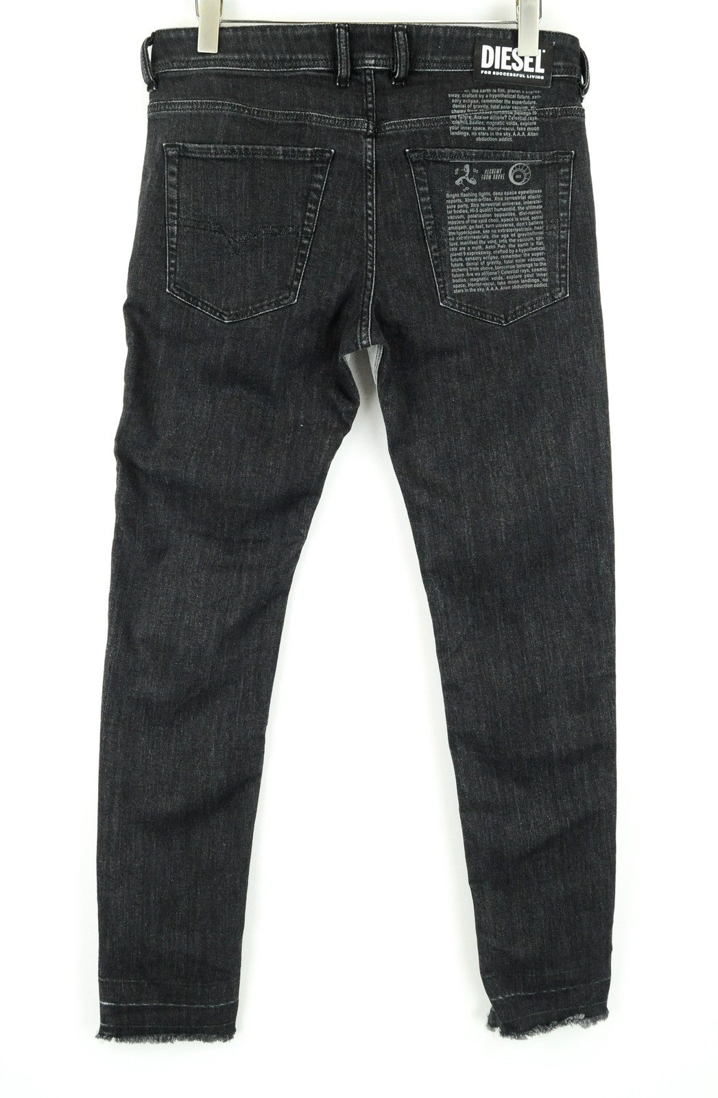 DIESEL Sleenker-X-SP 082AX Mens Jeans W31 L32 Slim Skinny Grey Cotton Stretchy