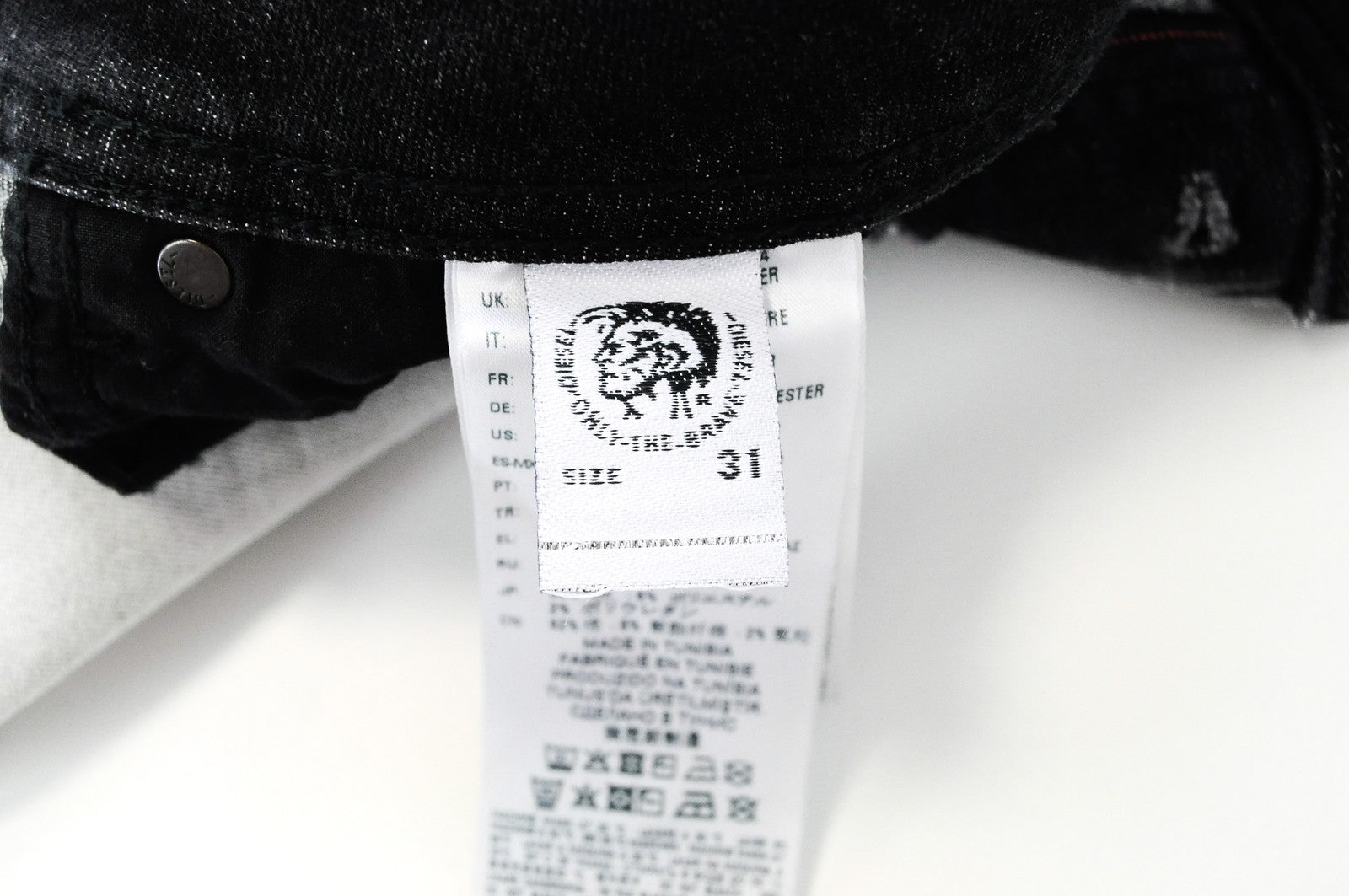 DIESEL Sleenker-X-SP 082AX Mens Jeans W31 L32 Slim Skinny Grey Cotton Stretchy