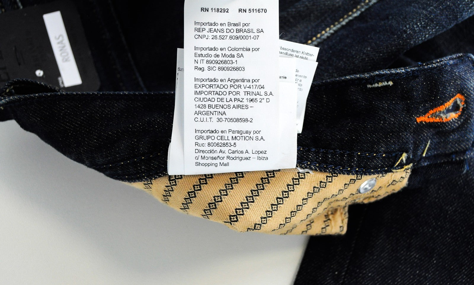 REPLAY Ronas Men Jeans W29/L34 Slim Fit Washed Dark Blue Cotton Stretch Denim