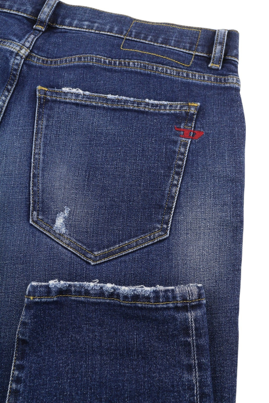 DIESEL 2019 D-Strukt E9B90 Men Jeans W32/L32 Slim  Distress Fade Effect RRP€250