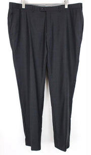 SUITSUPPLY Brescia Men's UK46S Dark Grey Wool Lined Dress Pants Pleated Formal