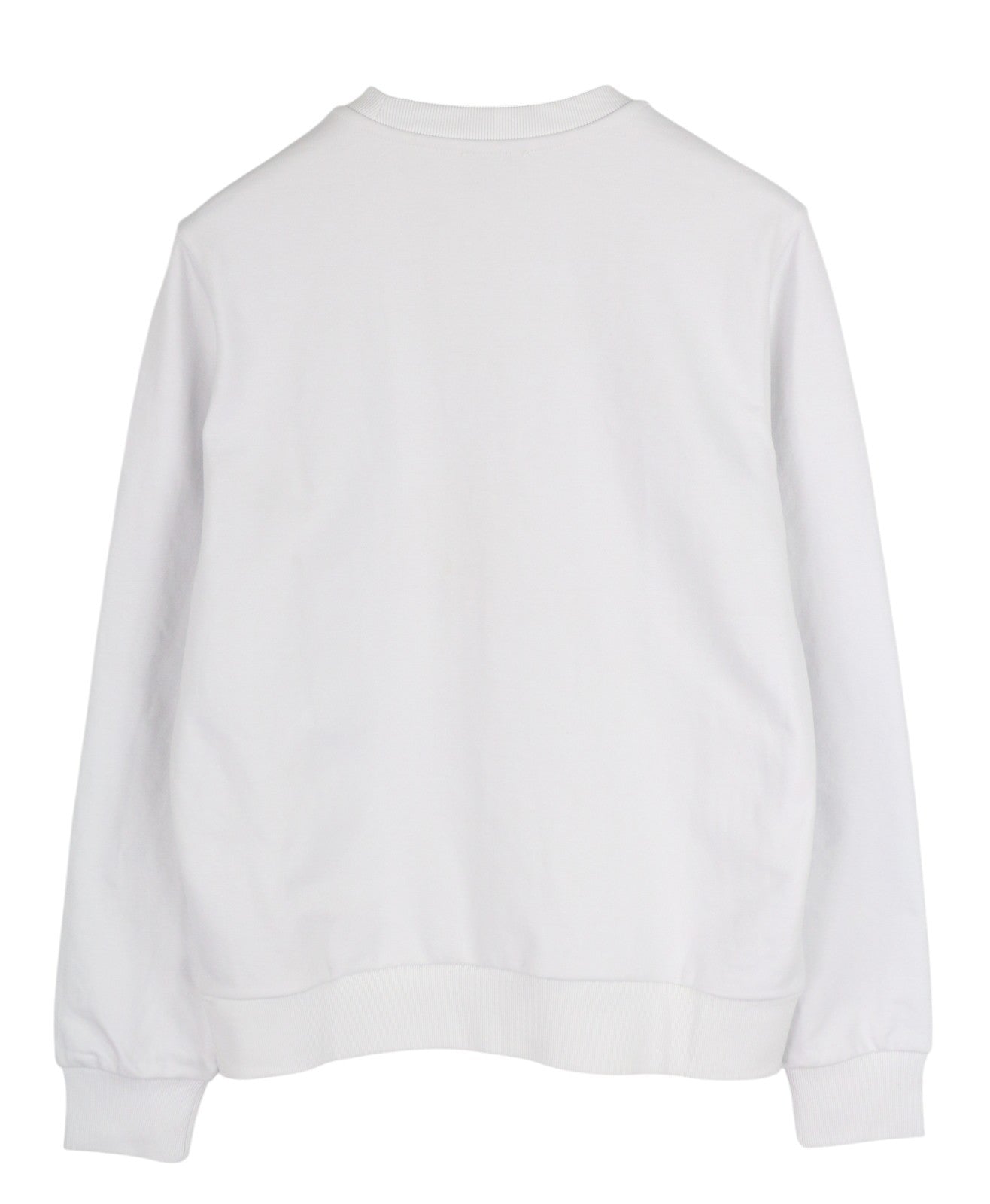 DIESEL S-Ginn-K28 Mens Sweatshirt M White Pullover Crew Neck Front  RRP€125