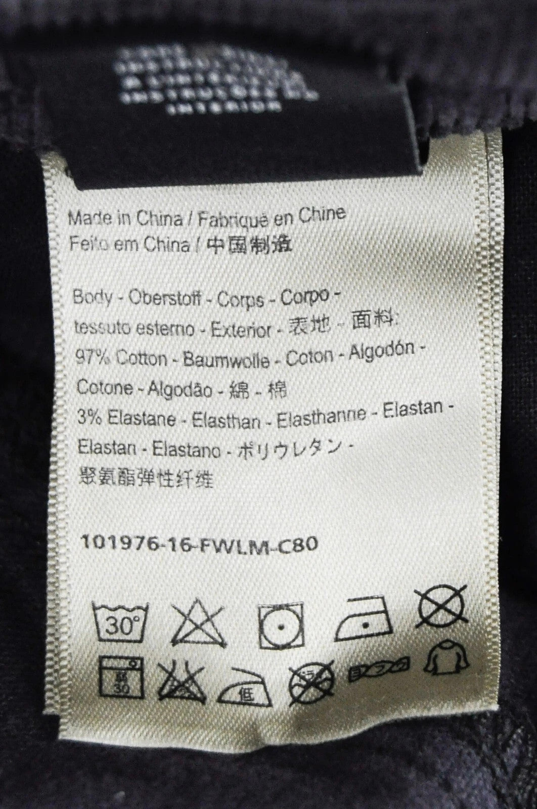 MAISON SCOTCH Joni Women's Trousers W25 Cotton Stretch Flared Dark Grey