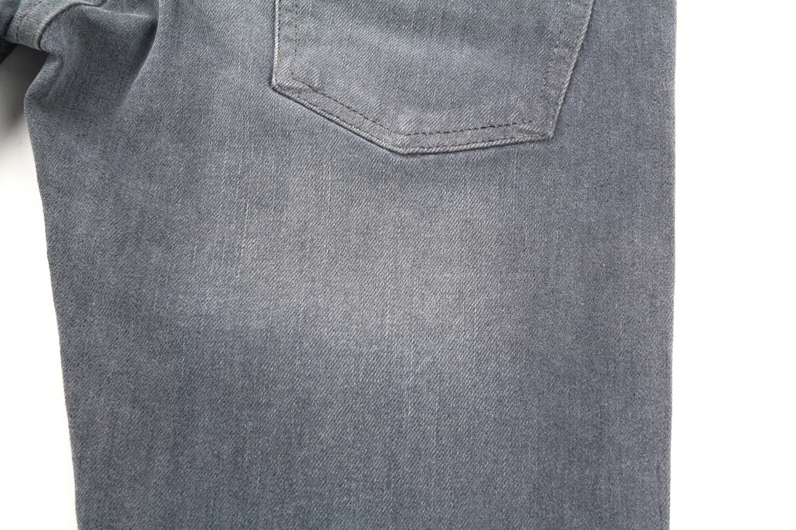 NUDIE JEANS Thin Finn Men Jeans W28/L32 Slim Fit Grey Cotton Stretch Washed