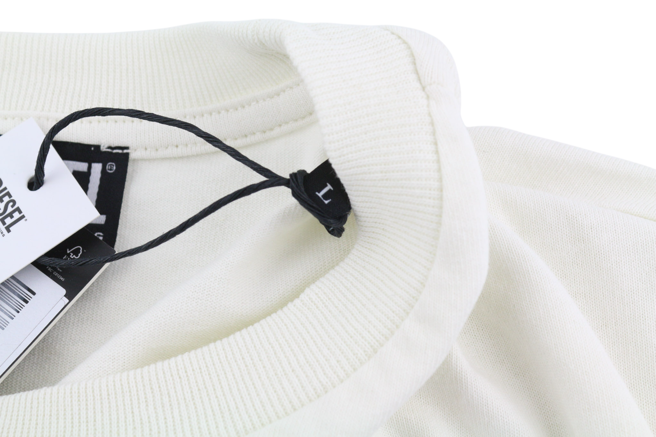 DIESEL T-Just-B67 Men T-Shirt L Short Sleeve Crew Collar Logo Tricot RRP€60