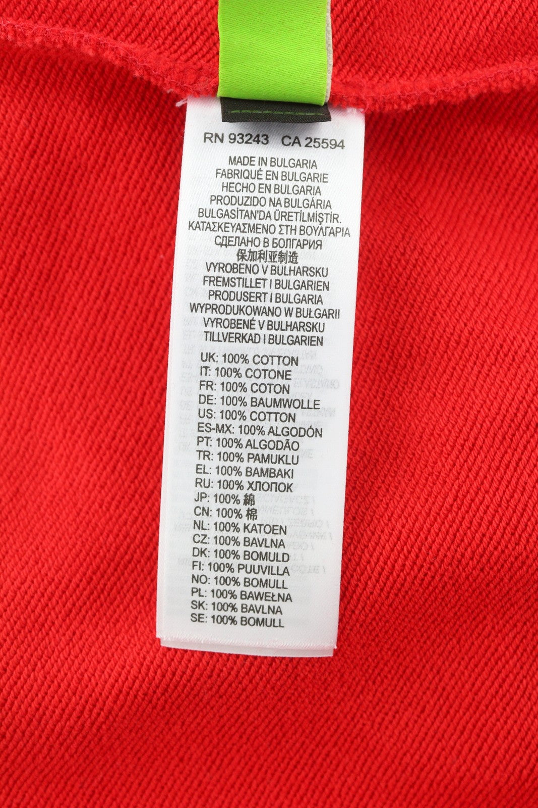 DIESEL S-Girk-Ecologo Men Sweatshirt M Red Pullover Crew Neck Front Logo RRP€125