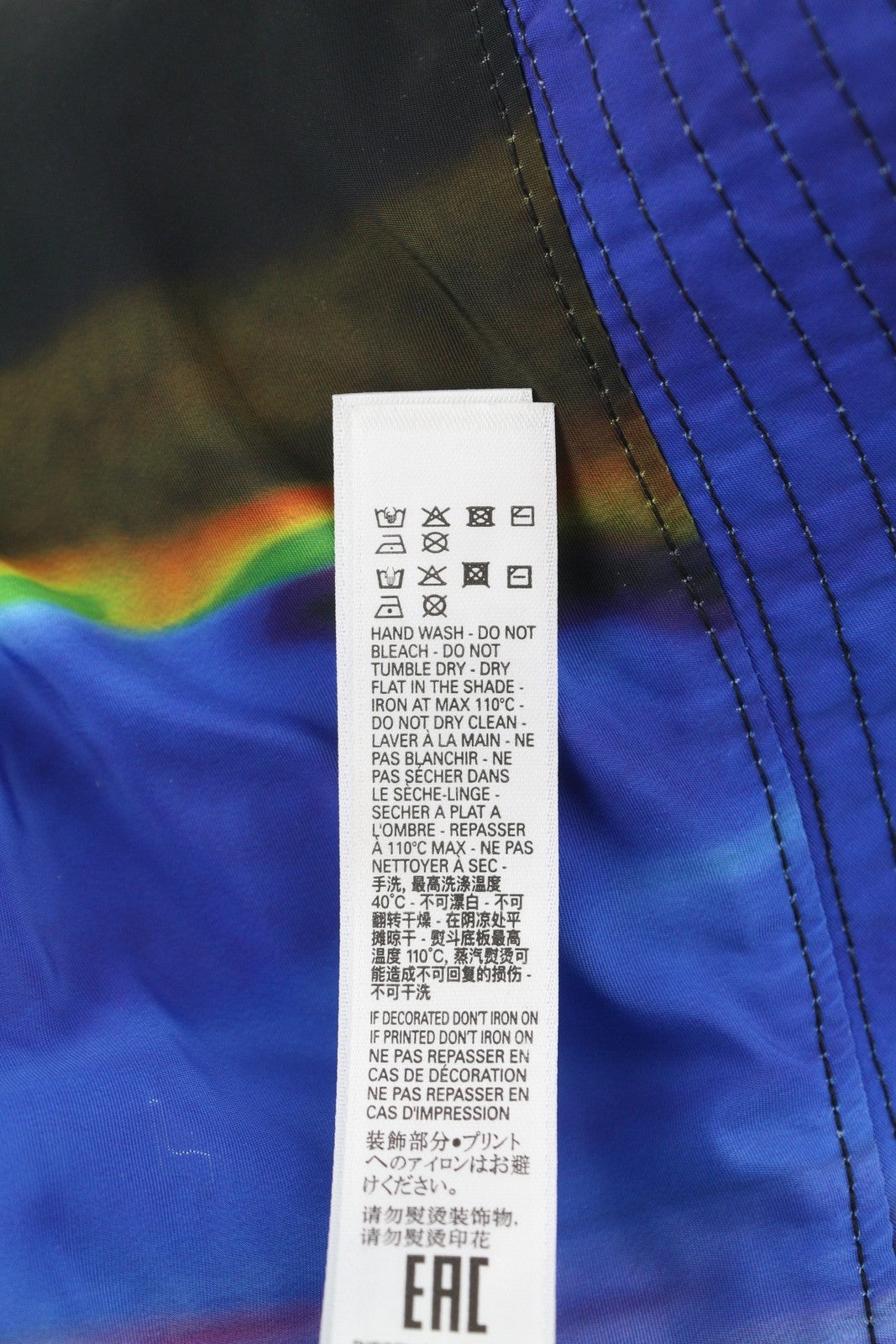 DIESEL Capes Men Hat OS Black Bucket Wool Blend Colourful Lining Logo Unisex