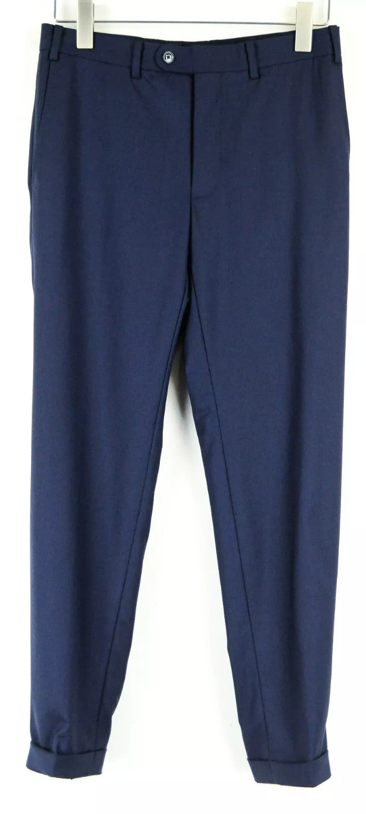 SUITSUPPLY Lazio Men's Suit UK32 Navy Wool Lined Pleated Formal 2-Piece