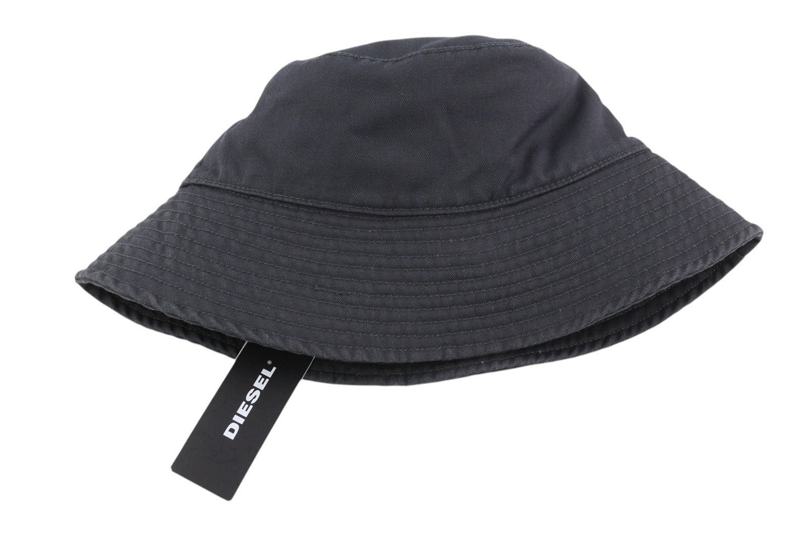 DIESEL D-Indig Men's Hat OS Black Bucket All Seasons Casual Patch  Dark RRP€100
