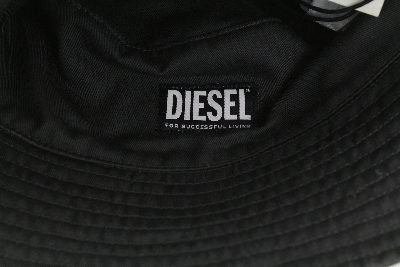 DIESEL D-Indig Men's Hat OS Black Bucket All Seasons Casual Patch  Dark RRP€100