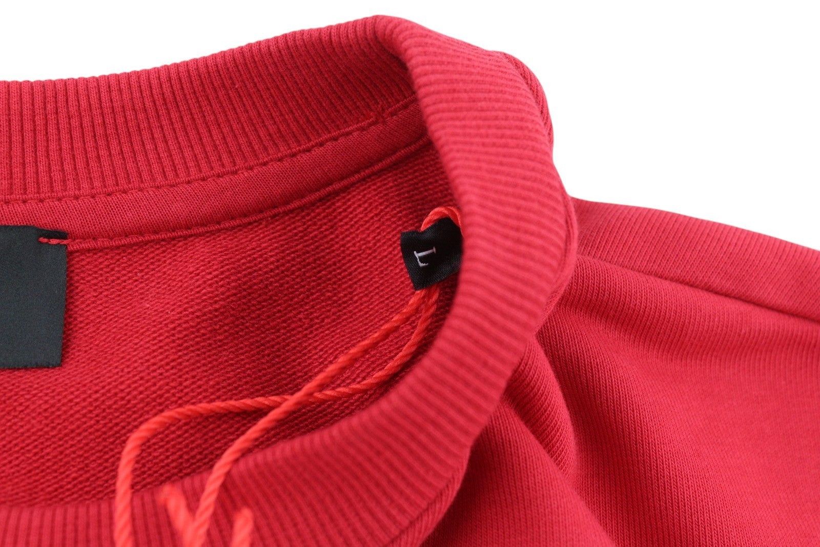 DIESEL S-Ginn-K25 Men Sweatshirt L Red Pullover Crew Neck Front Logo RRP€125