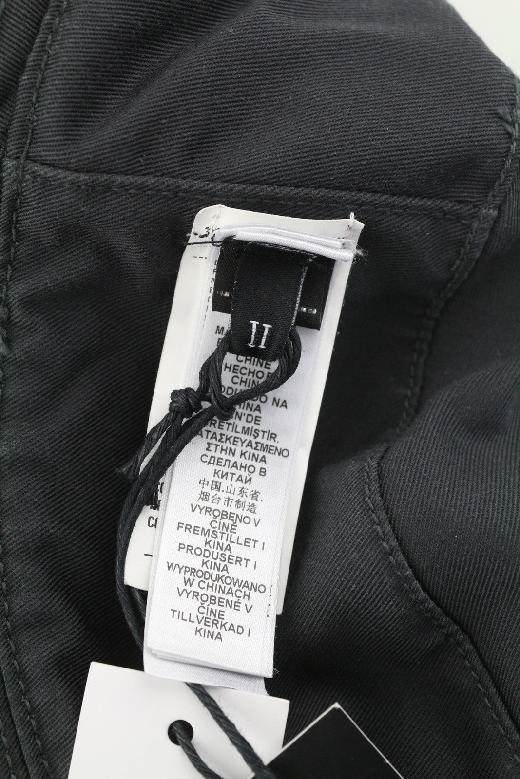 DIESEL D-Indig Men Hat OS Black Bucket All Seasons Casual Patch RRP€100