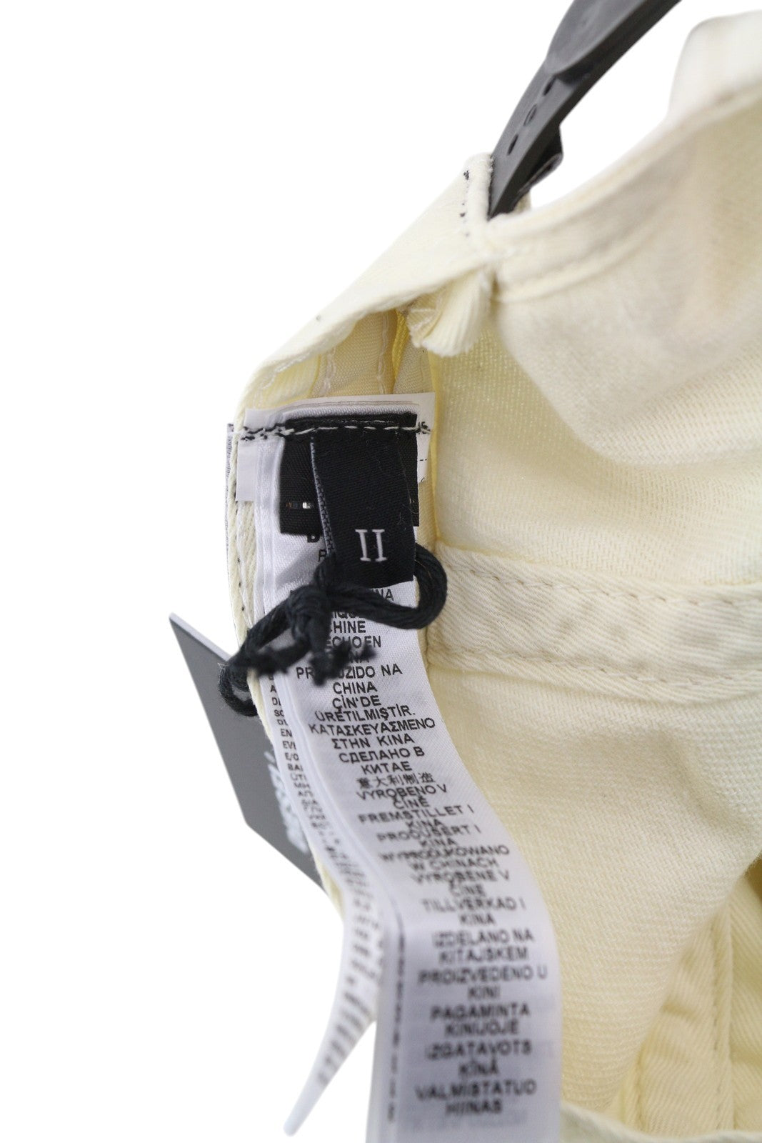 DIESEL C-Syom Men Cap OS White Baseball Embroidered Logo Light Cotton Unisex